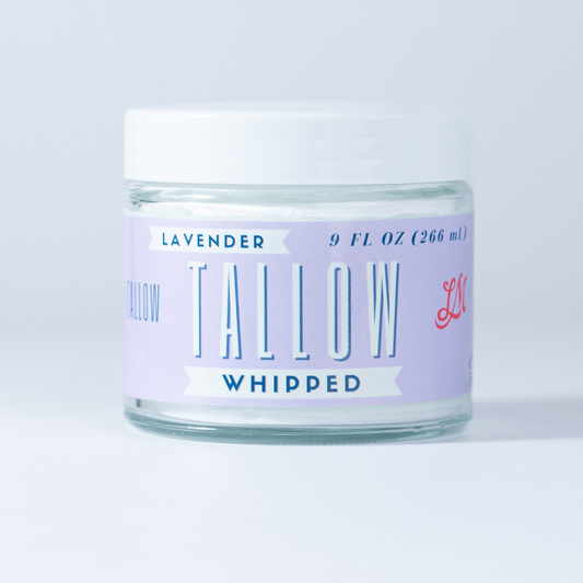Lavender Whipped Tallow Moisturizer | 100% Natural Skincare