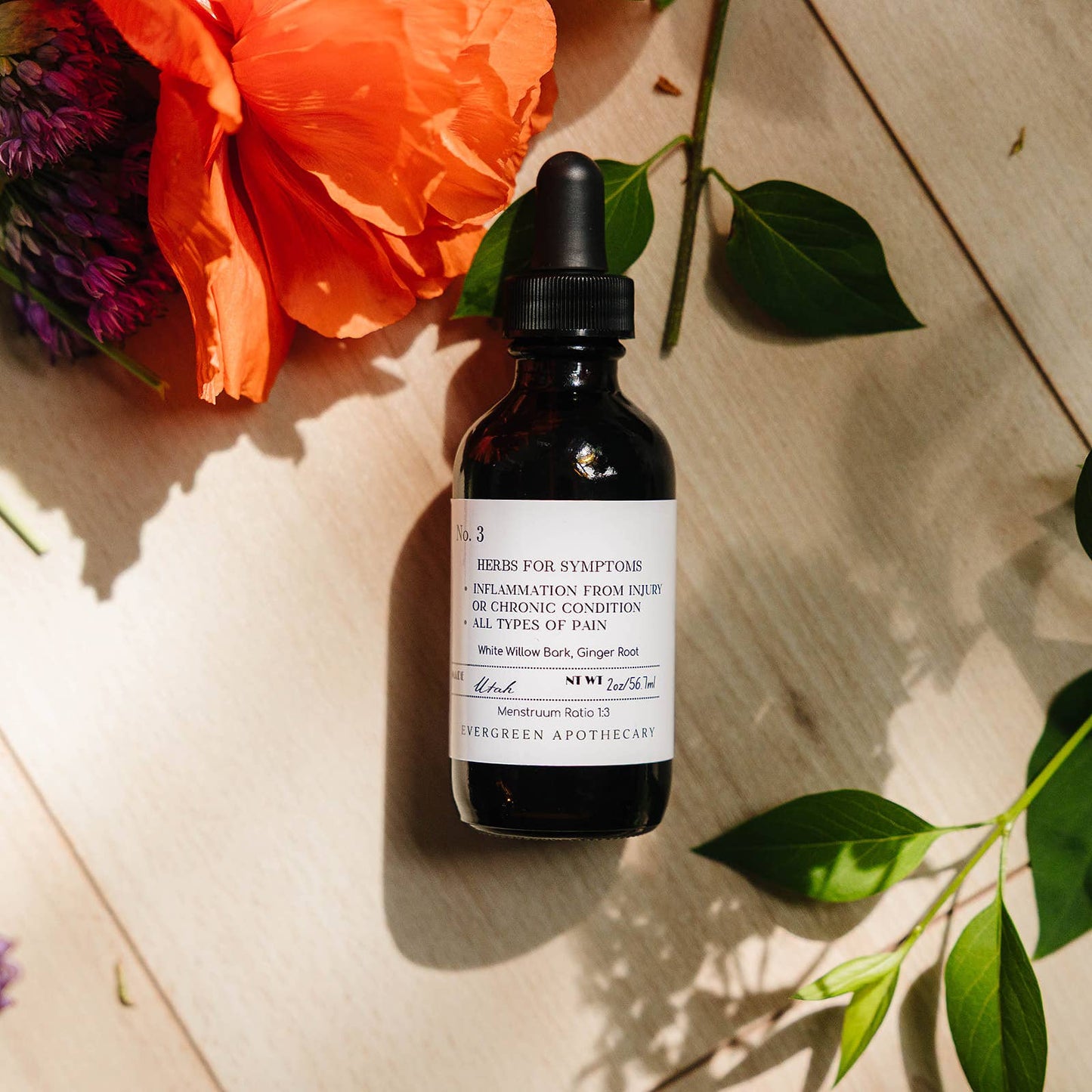 Pain Tincture, Herbs for Symptoms No.3