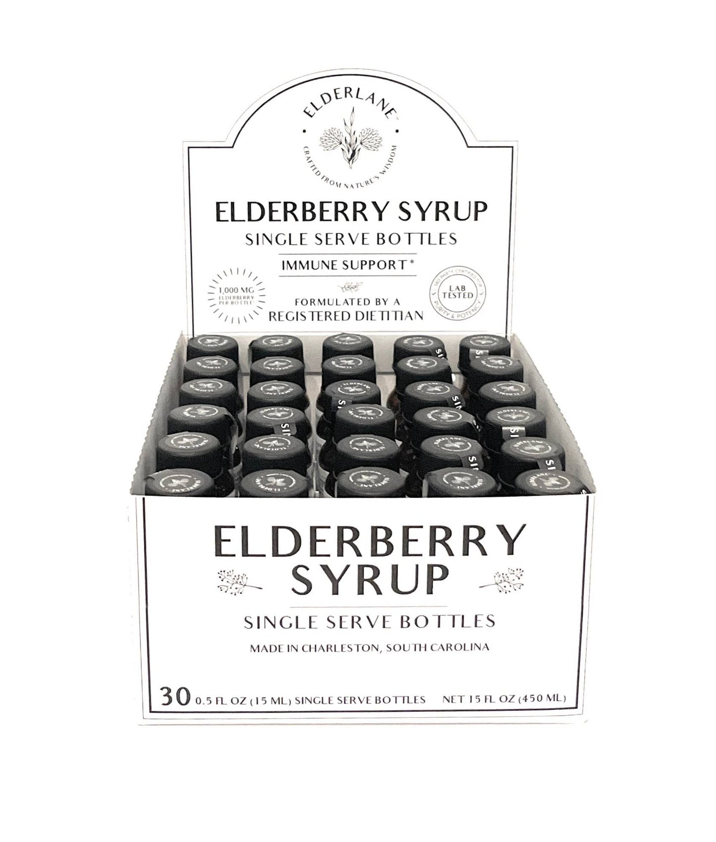 Elderberry Single Serve Bottles