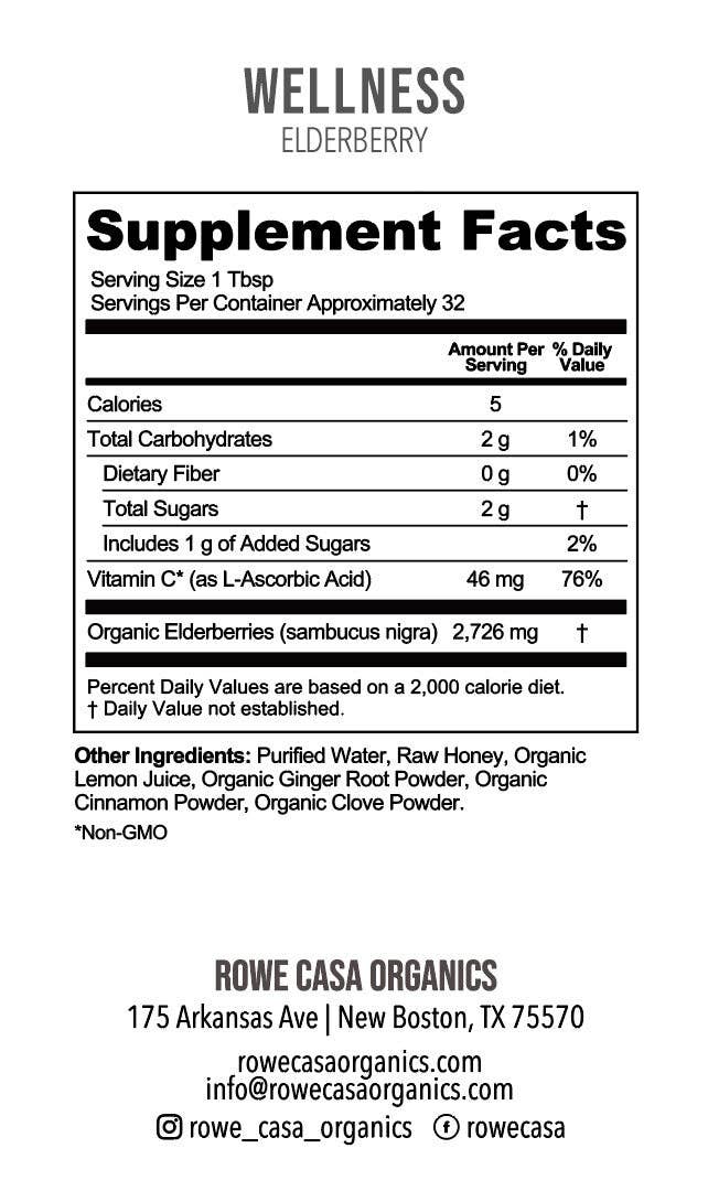 Organic Elderberry Immune Support