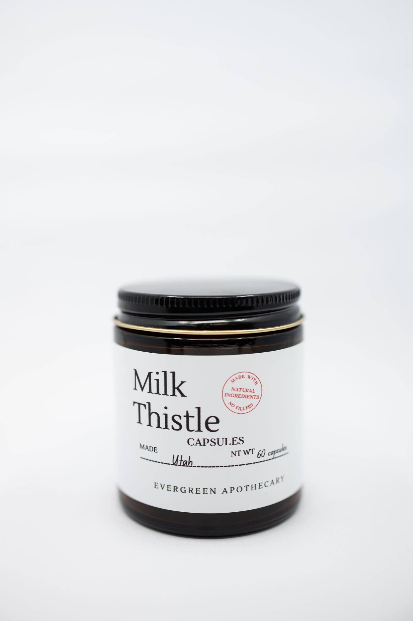 Milk Thistle Seed Capsules, 60 count