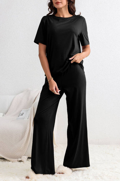 Cozy 2-Piece Wide Leg Pant Set