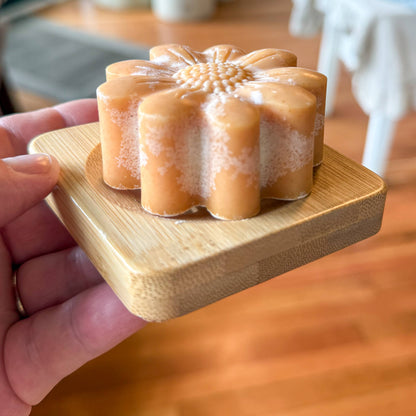 Honey Turmeric Tallow Face Bar Soap with Frankincense