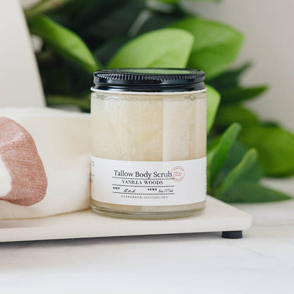 Tallow Sugar Scrub, made with Lady May Tallow, 6oz