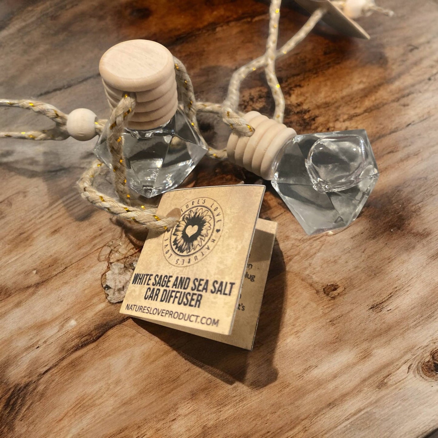 White Sage and Sea Salt Car Diffuser 