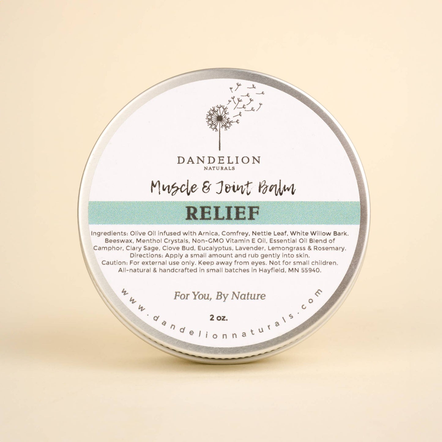Relief Muscle & Joint Balm | Pain Salve | Pain Relief | Balm
