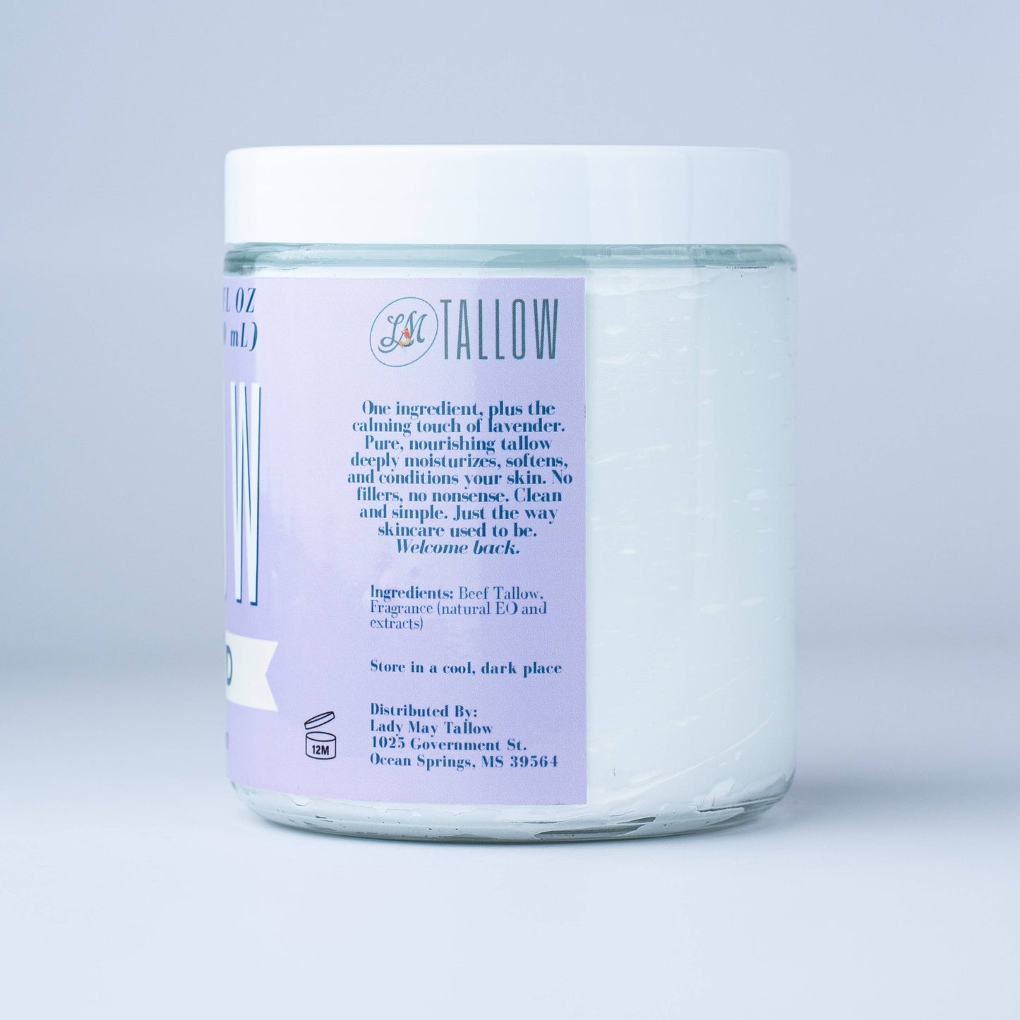 Lavender Whipped Tallow Moisturizer | 100% Natural Skincare