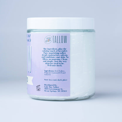 Lavender Whipped Tallow Moisturizer | 100% Natural Skincare