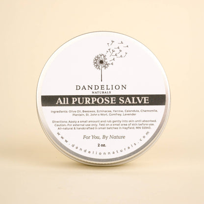 All Purpose Salve | Calendula + Comfrey + Chamomile + Yarrow