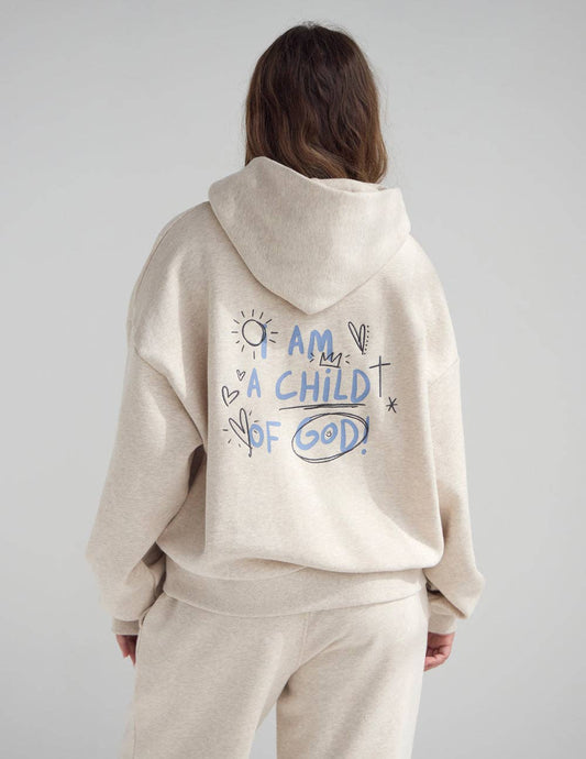 Child of God Eggshell Full-Zip Hoodie