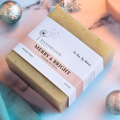 Merry and Bright Holiday Bar Soap - Limited Edition