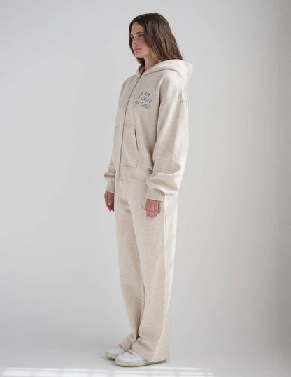 Child of God Eggshell Full-Zip Hoodie