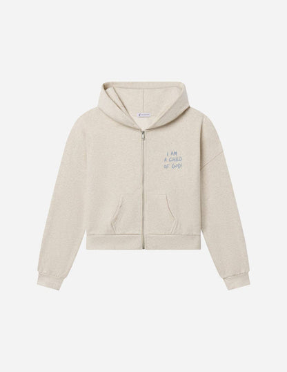 Child of God Eggshell Full-Zip Hoodie