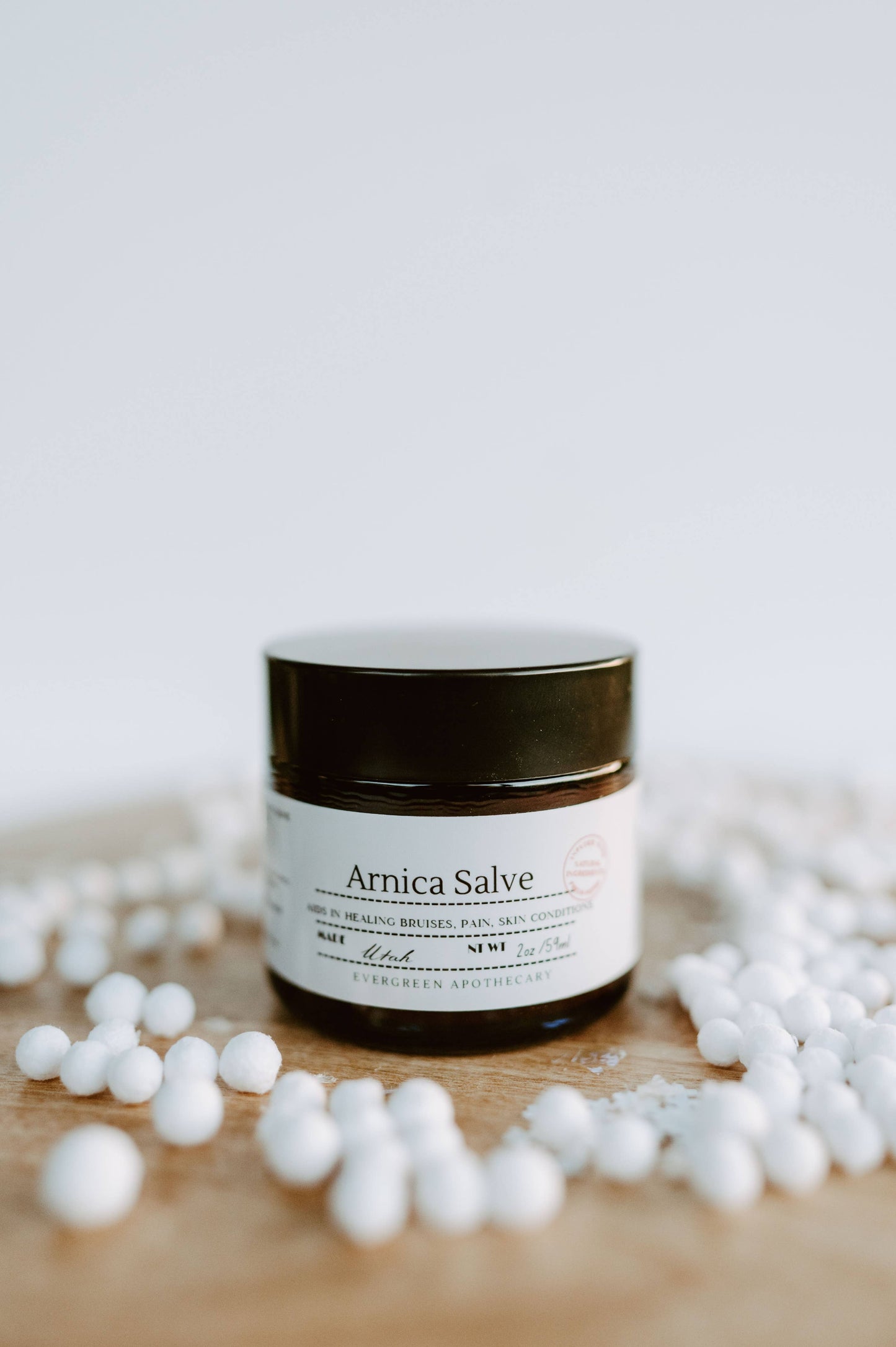 Arnica Salve, Glass Jar, Herb Infused (Pre-ORDER SHIPS After 1/15/25)