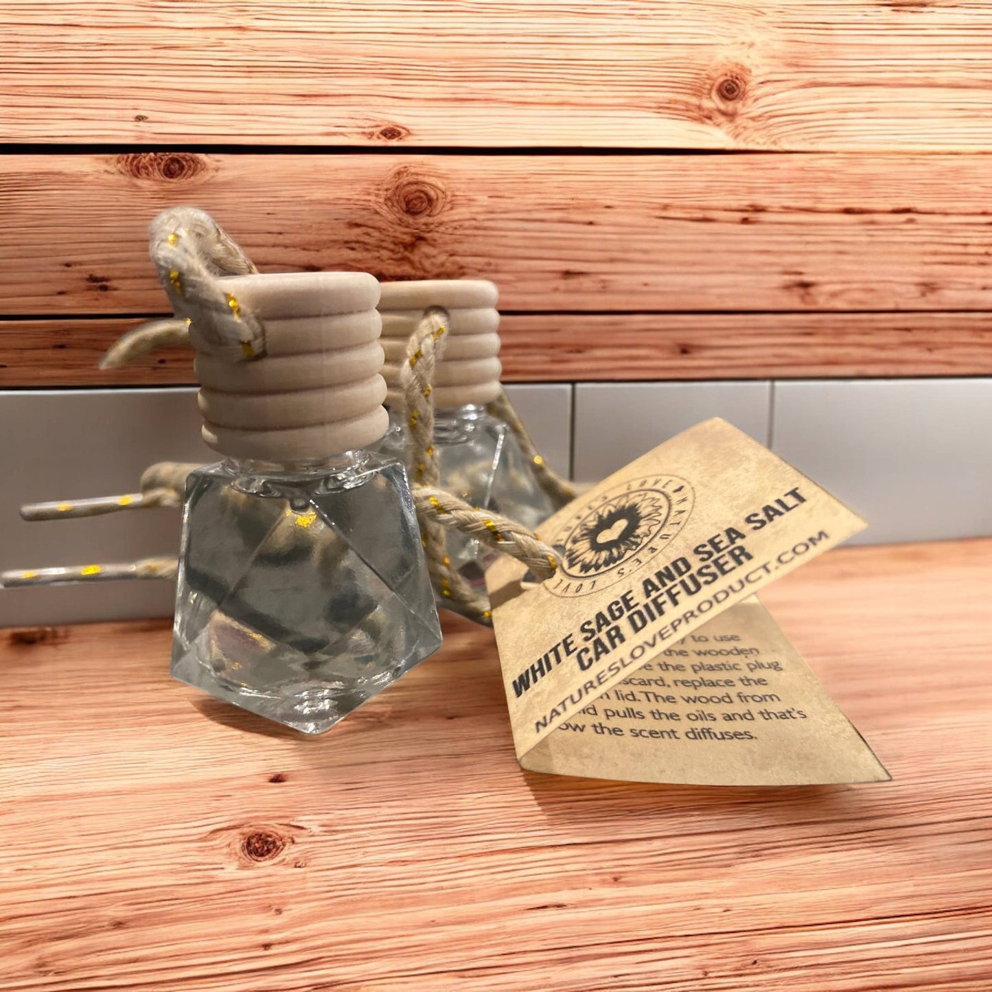 White Sage and Sea Salt Car Diffuser 