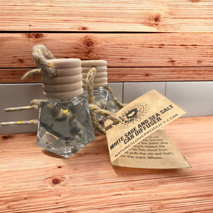 White Sage and Sea Salt Car Diffuser 
