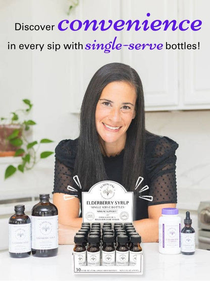 Elderberry Single Serve Bottles