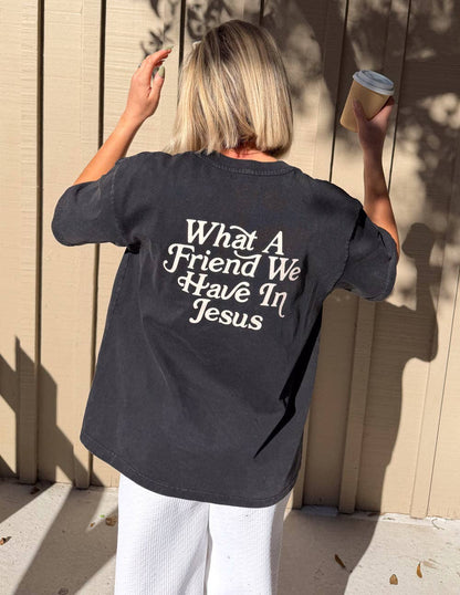 What a Friend in Jesus Heavyweight Tee