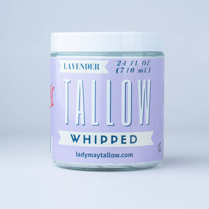 Lavender Whipped Tallow Moisturizer | 100% Natural Skincare