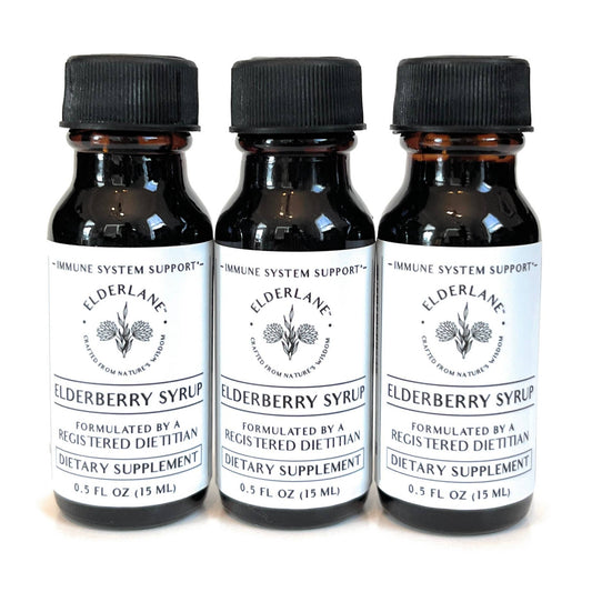 Elderberry Single Serve Bottles